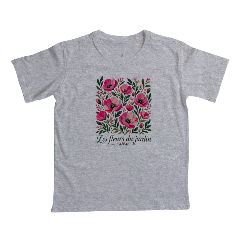 Camiseta Les fleurs du jardin - Imagem 4