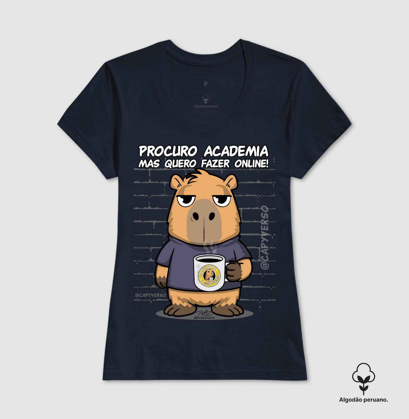 Camiseta Capivara Academia Online - Imagem 6