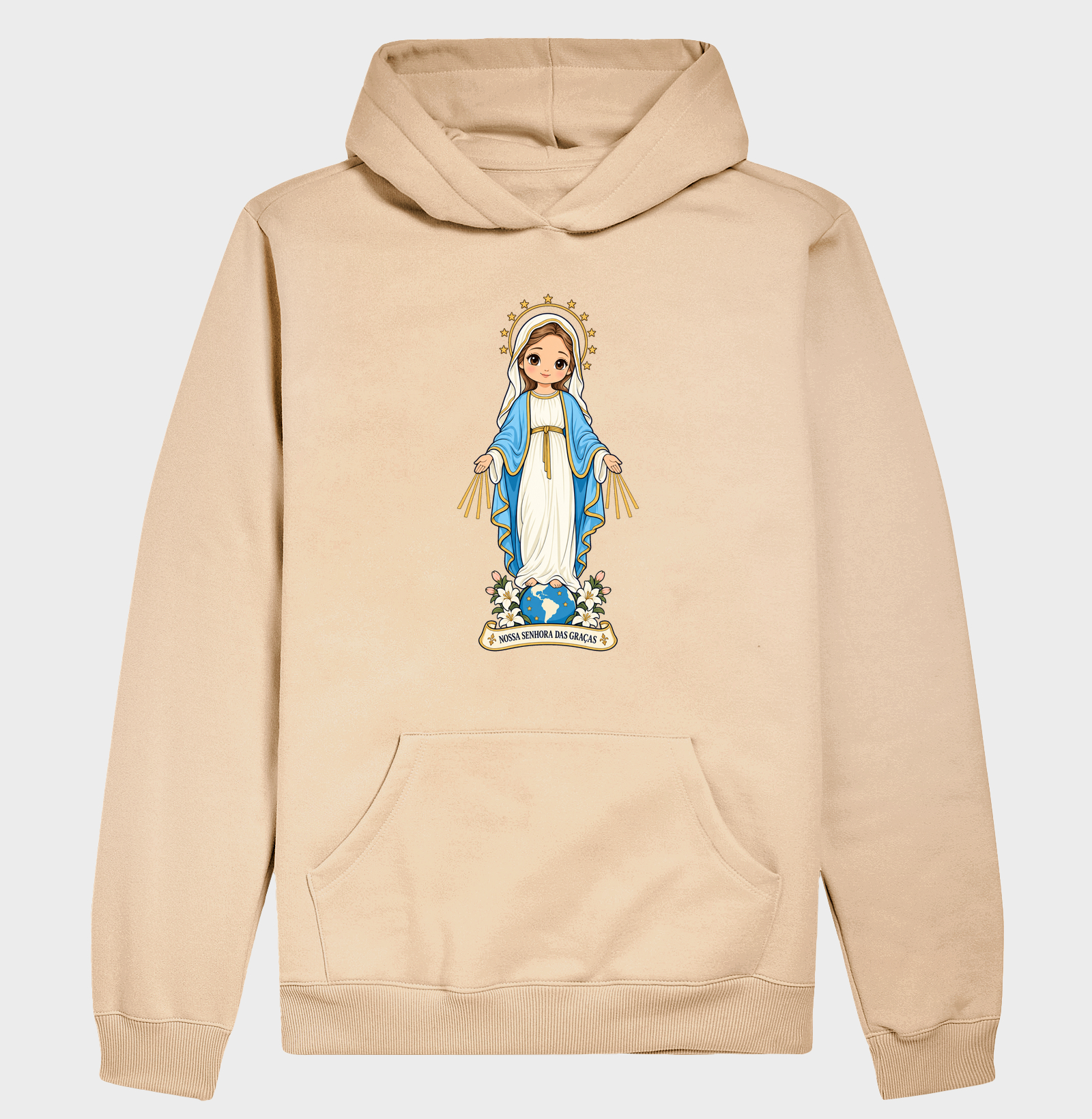 Nossa Senhora das Graças estilo chibi - Imagem 5