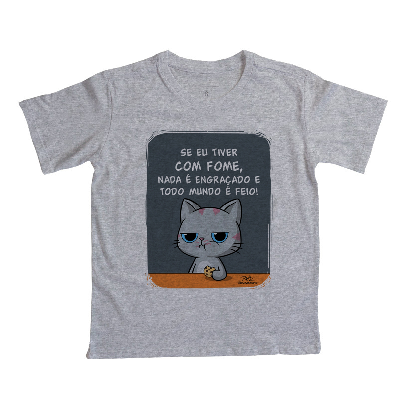 Camiseta Gato Sincero Fome - Imagem 3