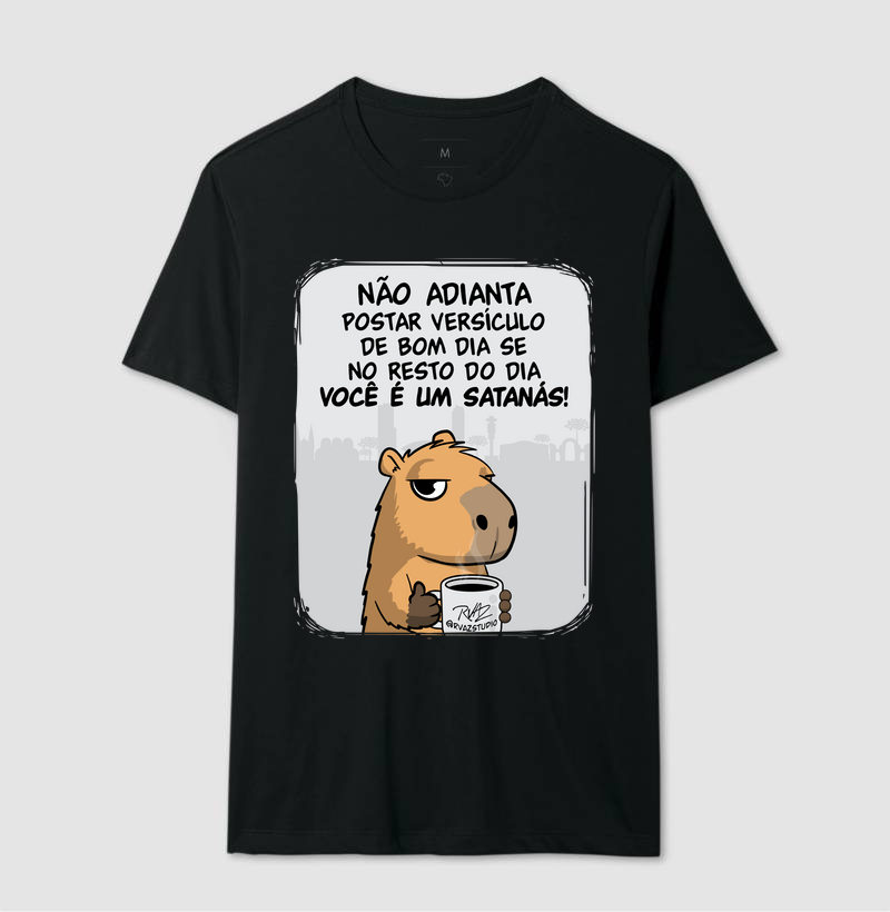 Camiseta Capivara Você é um Satanás - Imagem 2