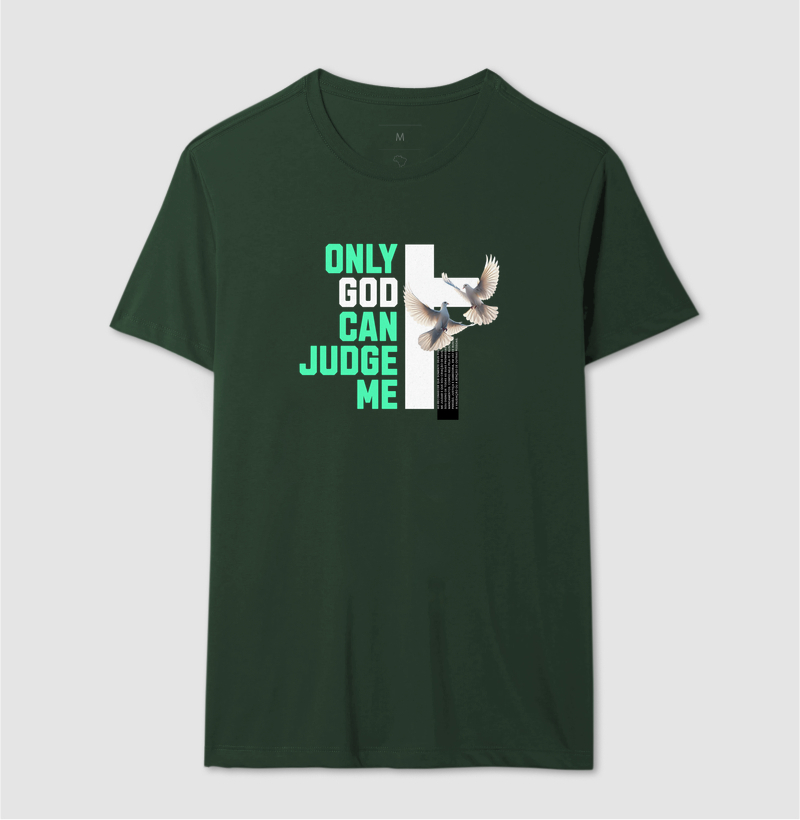 Camiseta Masculina Only God Can Judge Me - Imagem 4
