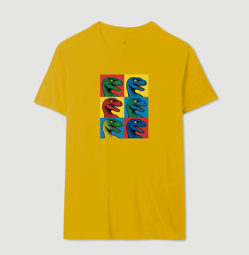 Camiseta Dino Pop Velociraptor - Imagem 16
