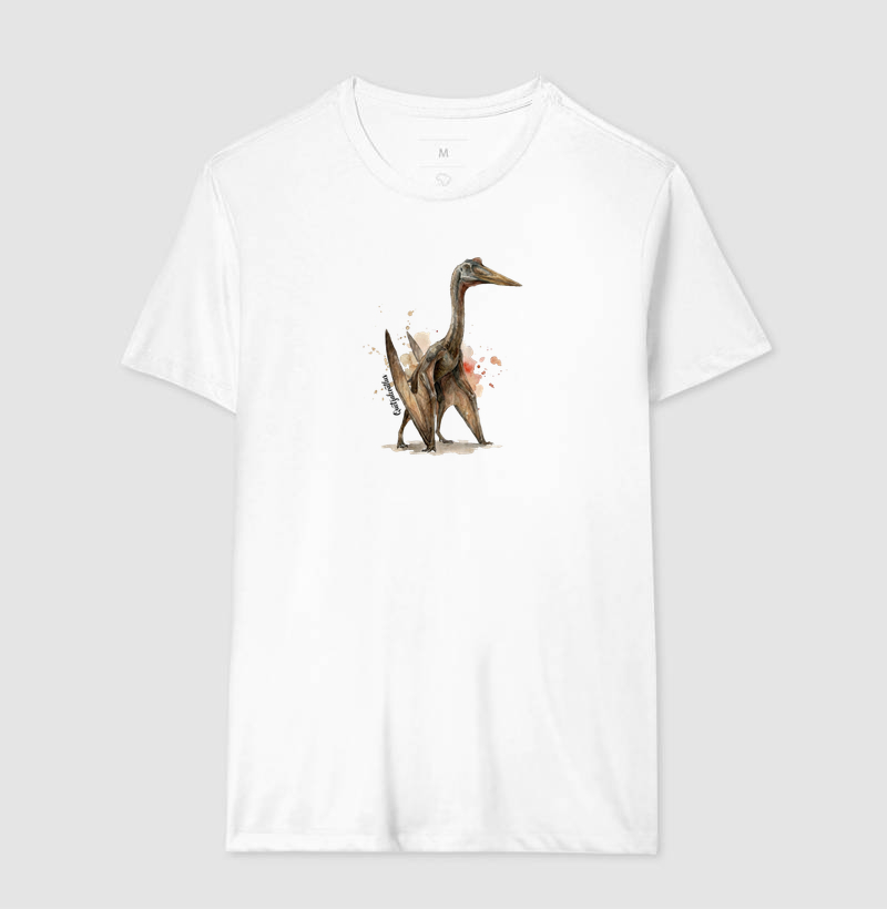  Camiseta Dinossauro Quetzalcoatlus Algodão Premium Dinoloco  - Imagem 4