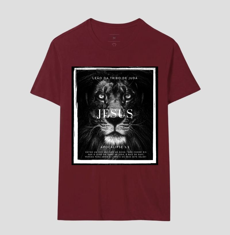 Camiseta Cristã Leão da Tribo de Judá - Imagem 18