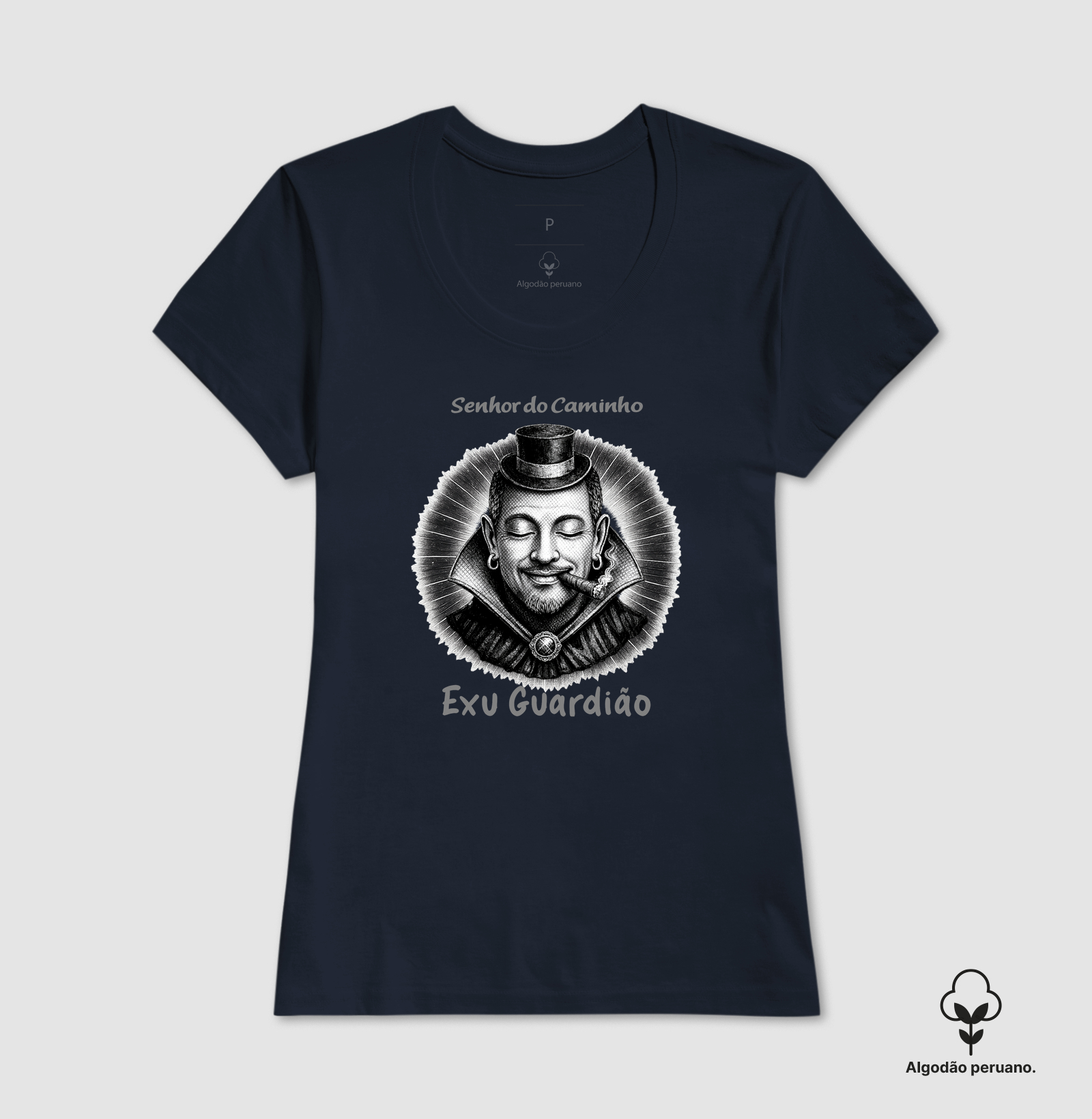 Exu Guardião • Senhor do Caminho (algodão peruano) - Imagem 11