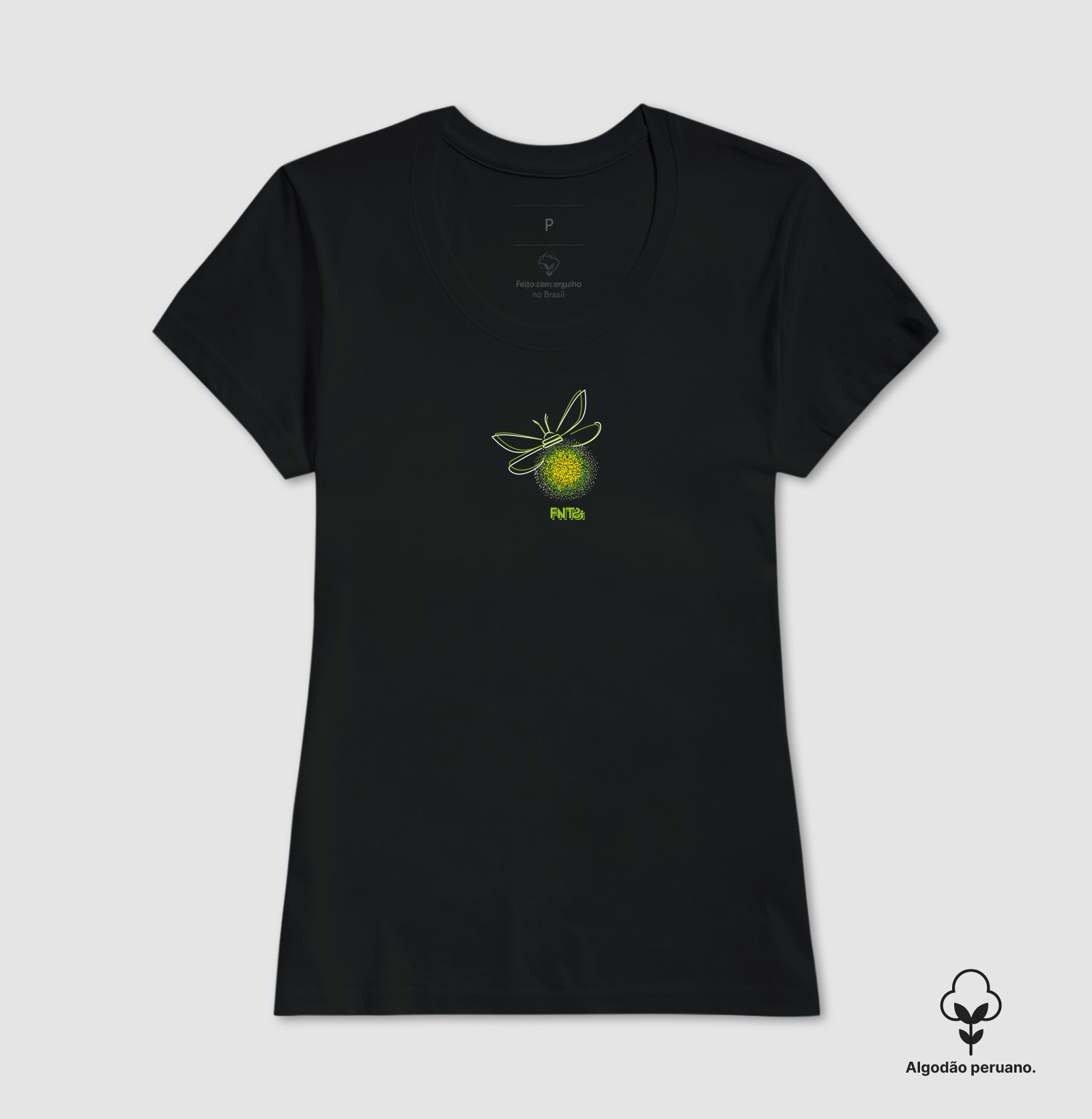 T-SHIRT "SONHO" / MINI VAGALUME CENTRO (ALGODÃO PERUANO)