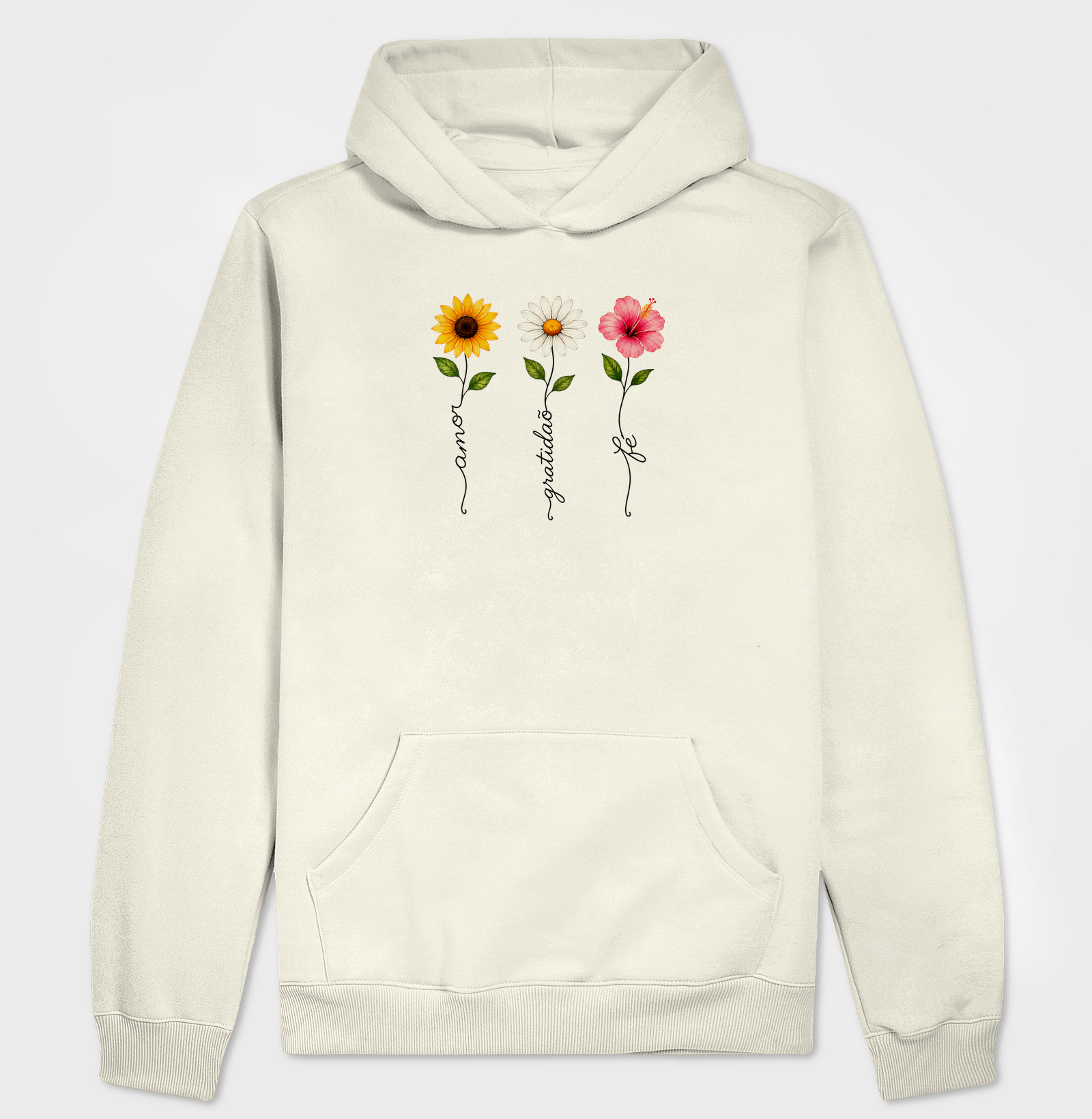 Camiseta Floresça com amor, fé e gratidão. - Imagem 3