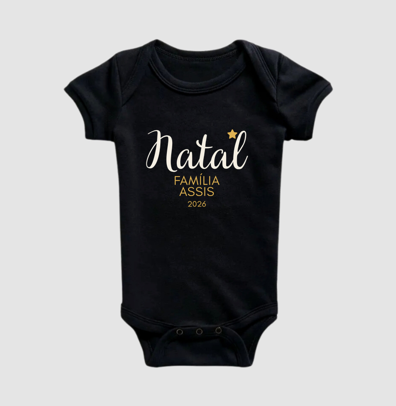 Natal - Família Assis - 2026 (body bebê) - Imagem 5