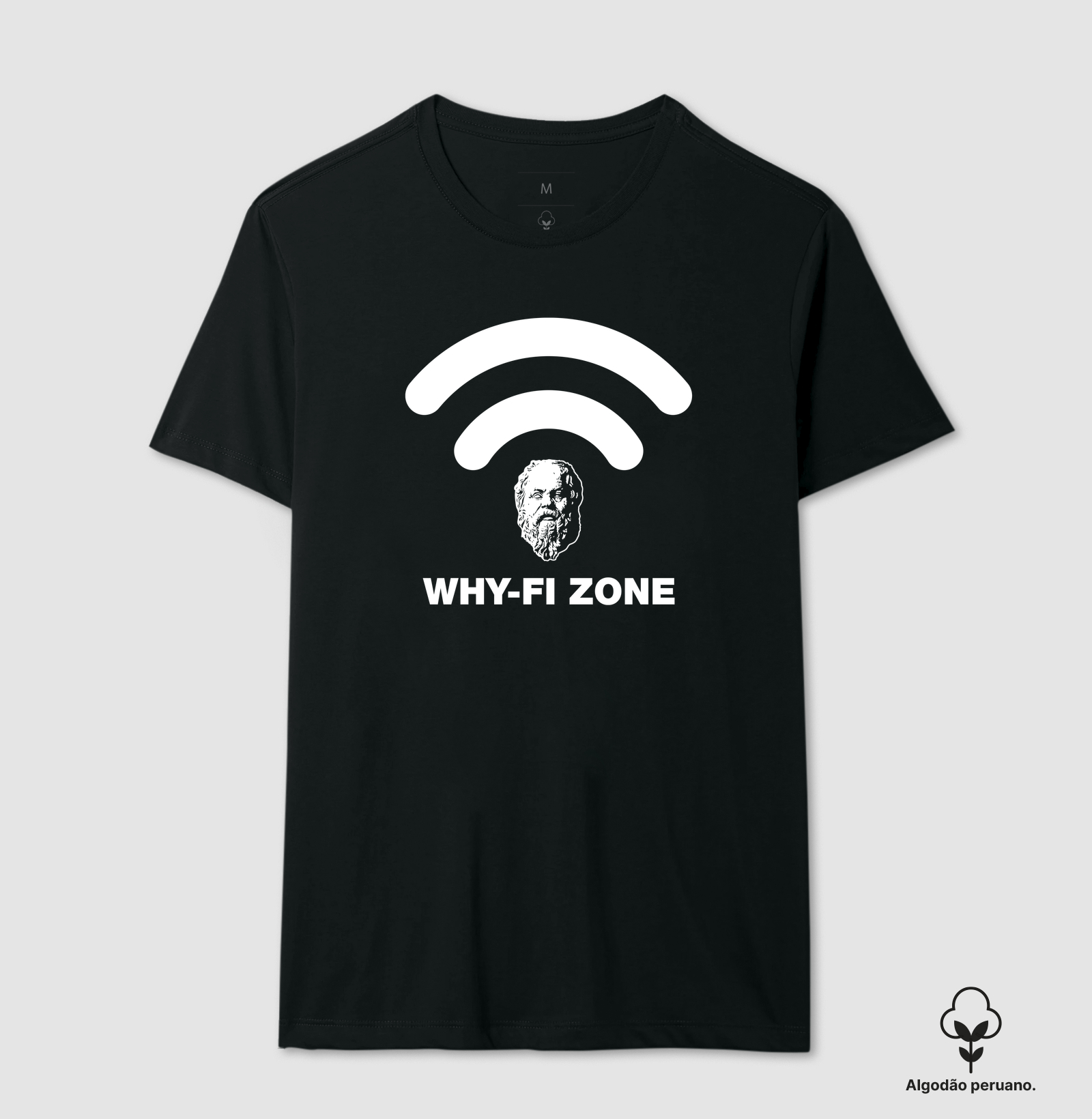 Camiseta Algodão Peruano Why-Fi Zone - Imagem 4