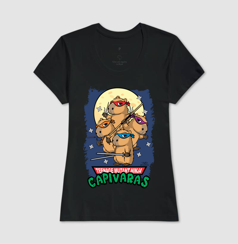 Camiseta Capivaras Ninja - Imagem 3