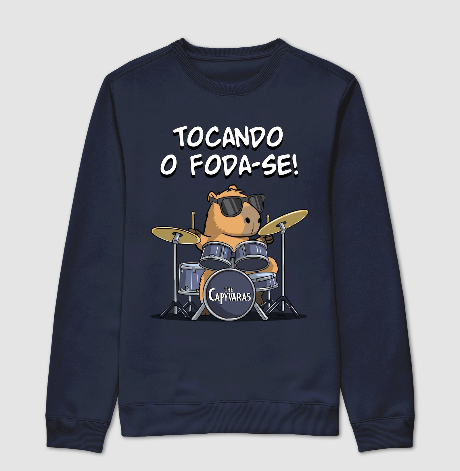 Camiseta Capivara Tocando o Foda-se - Imagem 5