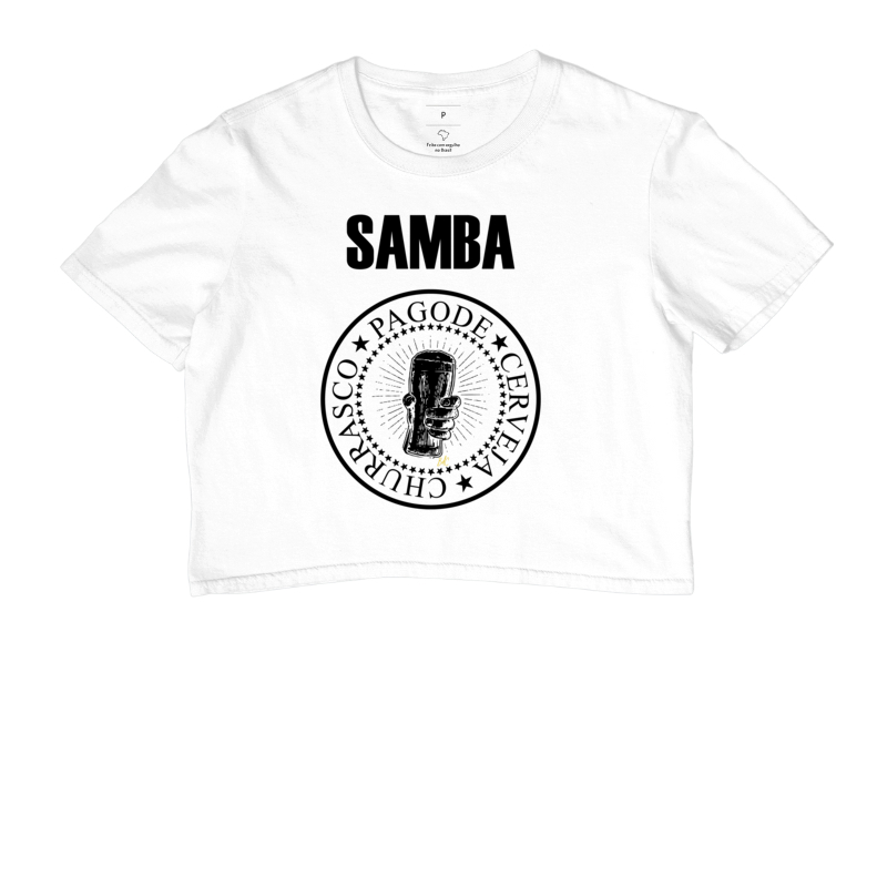 Cropped Samba Pagode Cerveja e Churrasco Ramones - Imagem 3