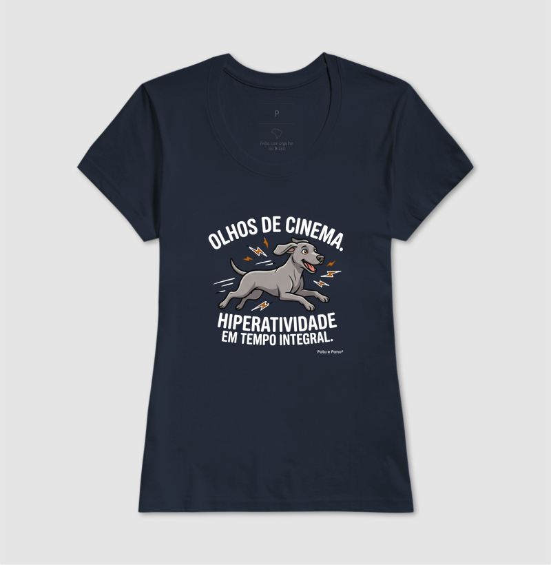 CAMISETA WEIMANARER OLHOS DE CINEMA - Imagem 7