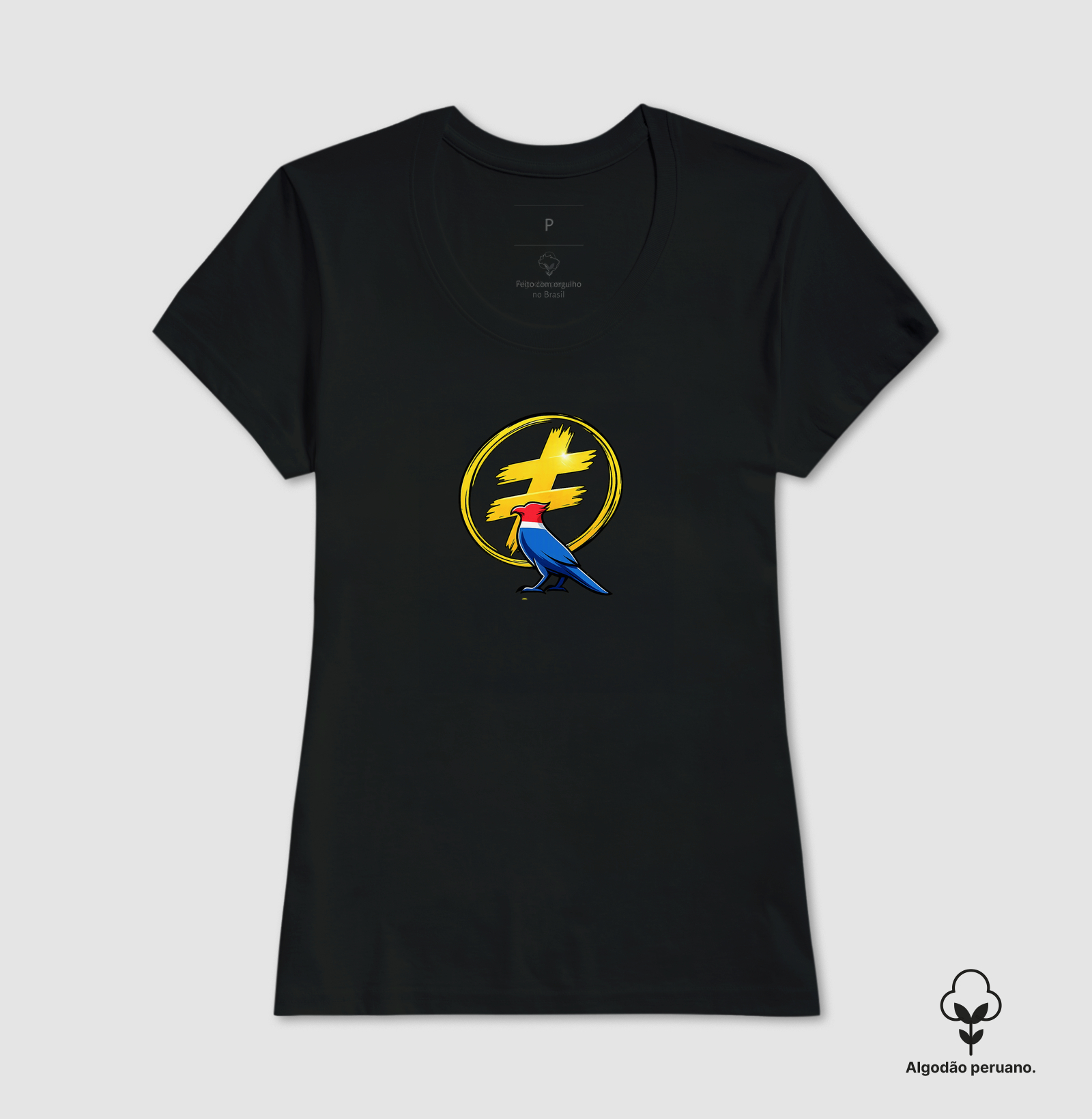 Camiseta com estampa “≠” e pássaro colorido — símbolo de diversidade e liberdade. Um manifesto de orgulho e inclusão para quem acredita na força das diferenças. - Imagem 4