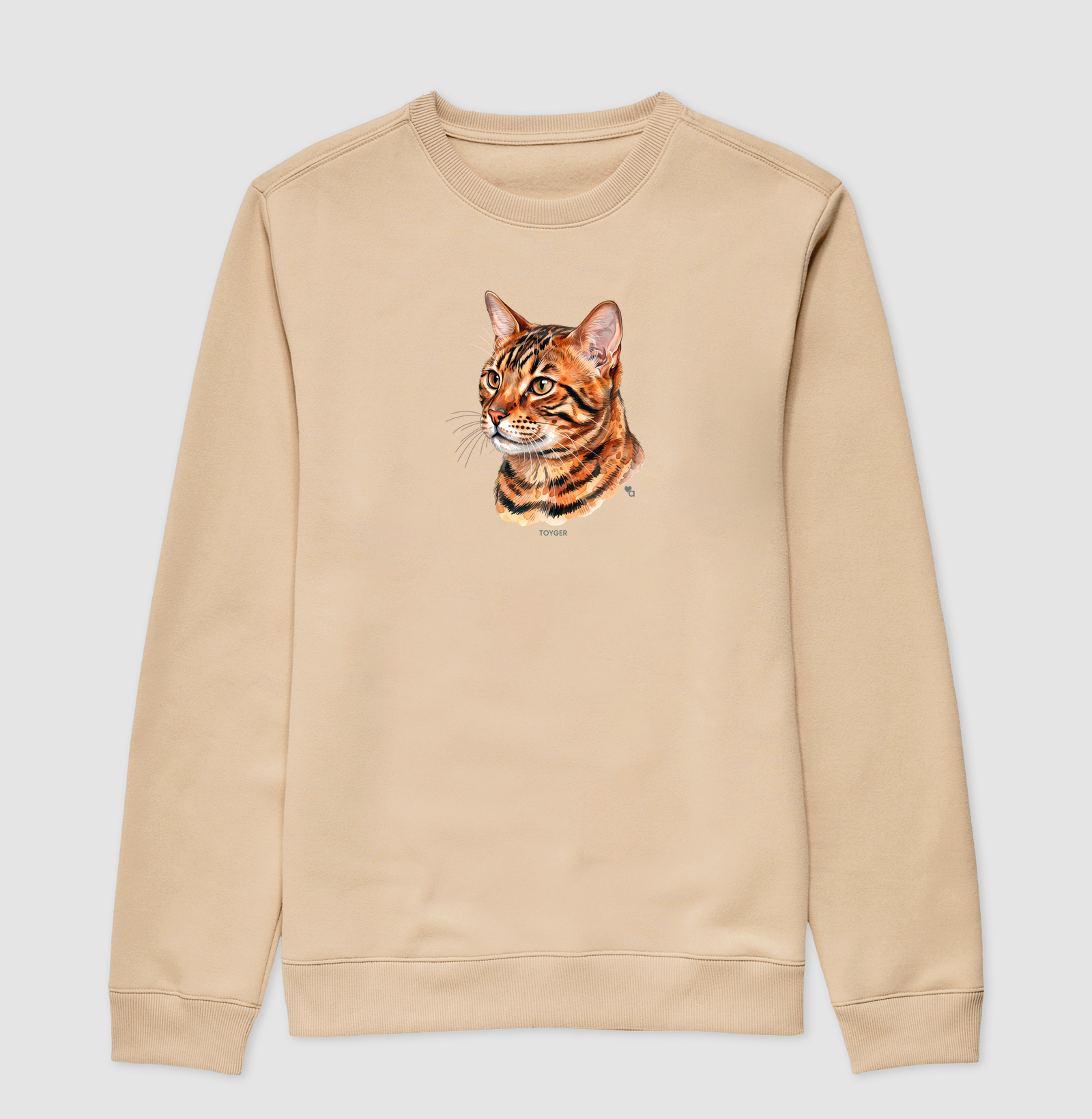 Gatos - Toyger - Moletom Suéter - Imagem 5