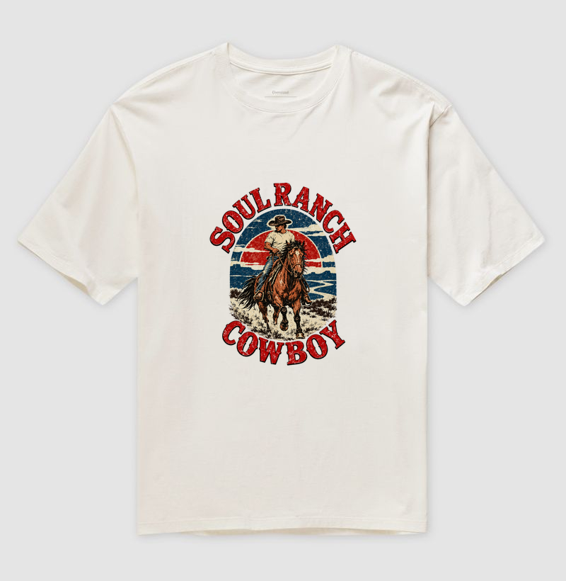 Camiseta Oversized Alma de Cowboy - Imagem 4