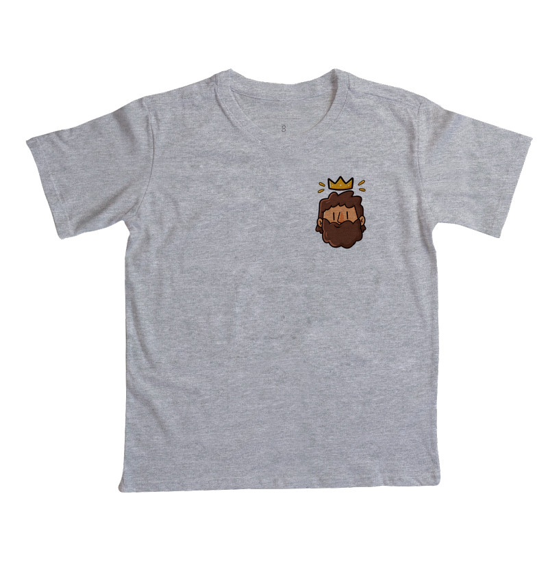Camiseta Infantil Cristã Jesus — Coroa - Imagem 3