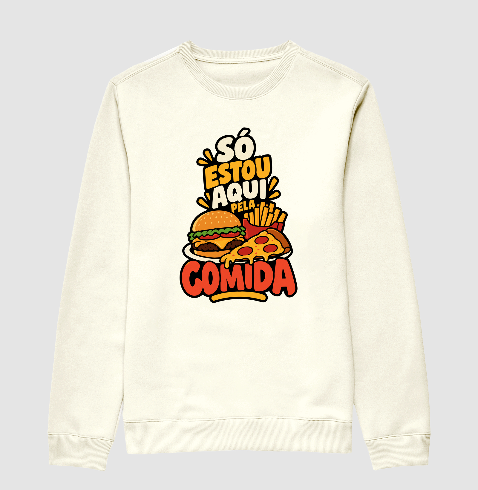 Só Estou Aqui pela Comida – Hambúrguer e Pizza - Imagem 2