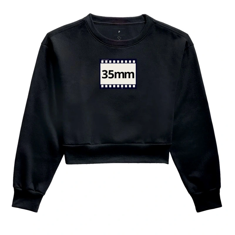 Moletom cropped feminino filme 35mm - Imagem 2