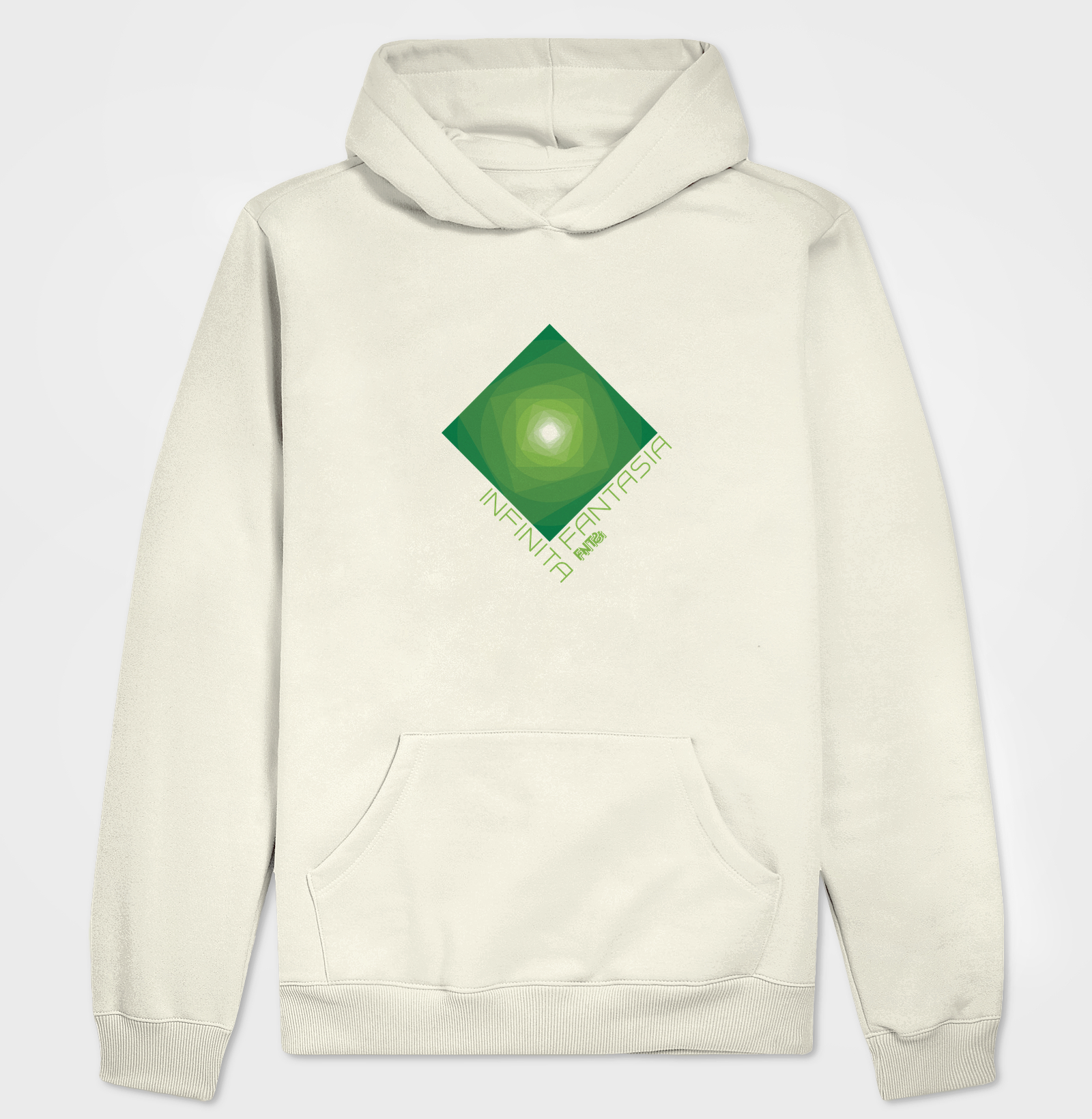 MOLETOM HOODIE SLIM "INFINITA FANTASIA" / VERDE - ESTAMPA MÉDIA - Imagem 2