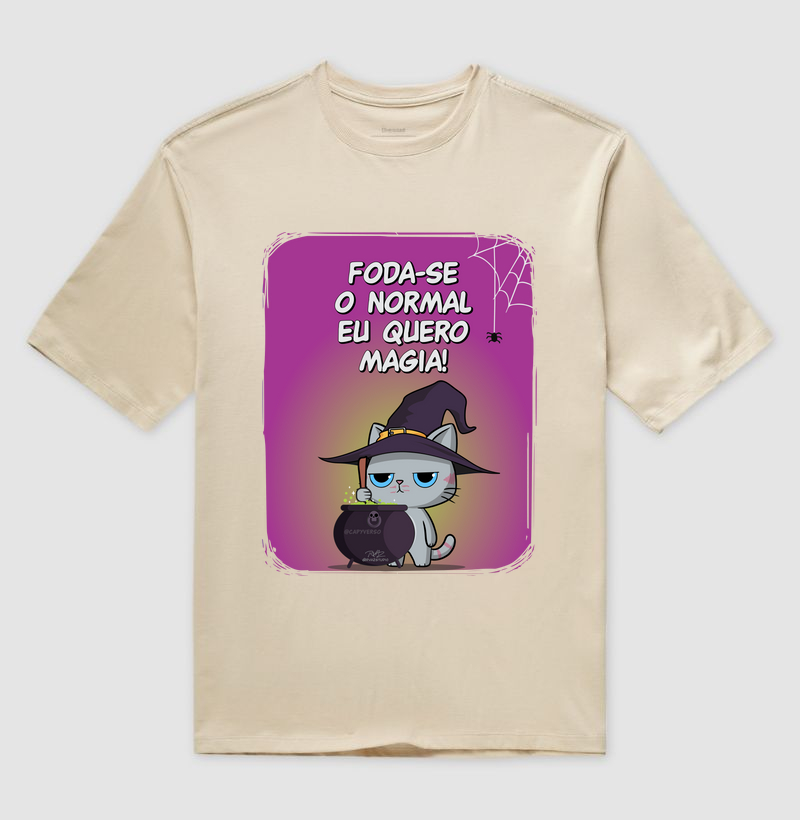 Camiseta Gato Sincero Magia - Imagem 3