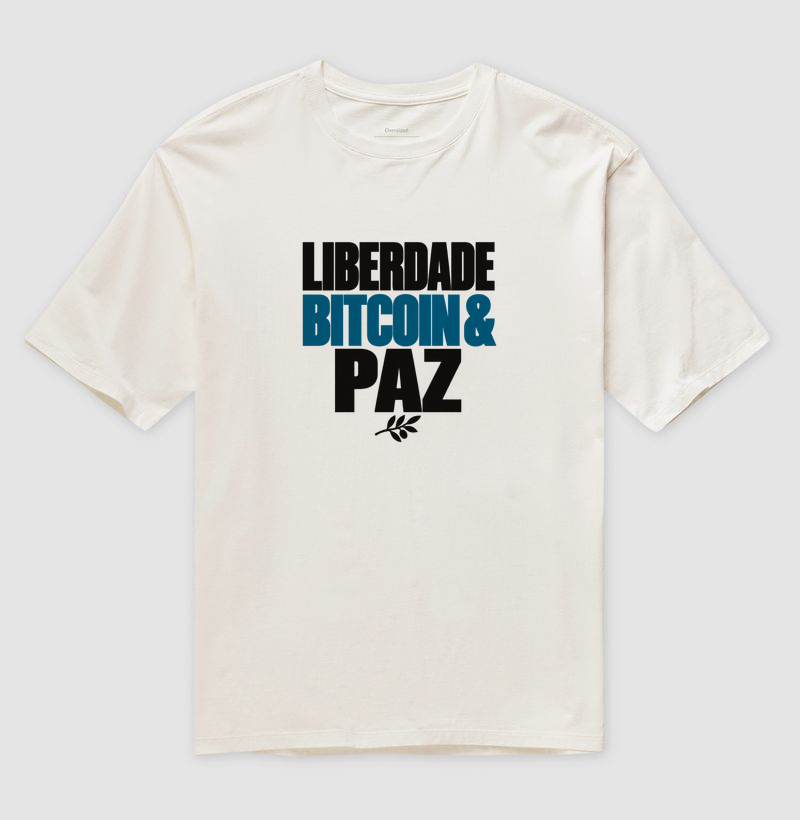 Camiseta Bitcoin Liberdade e Paz - Imagem 4