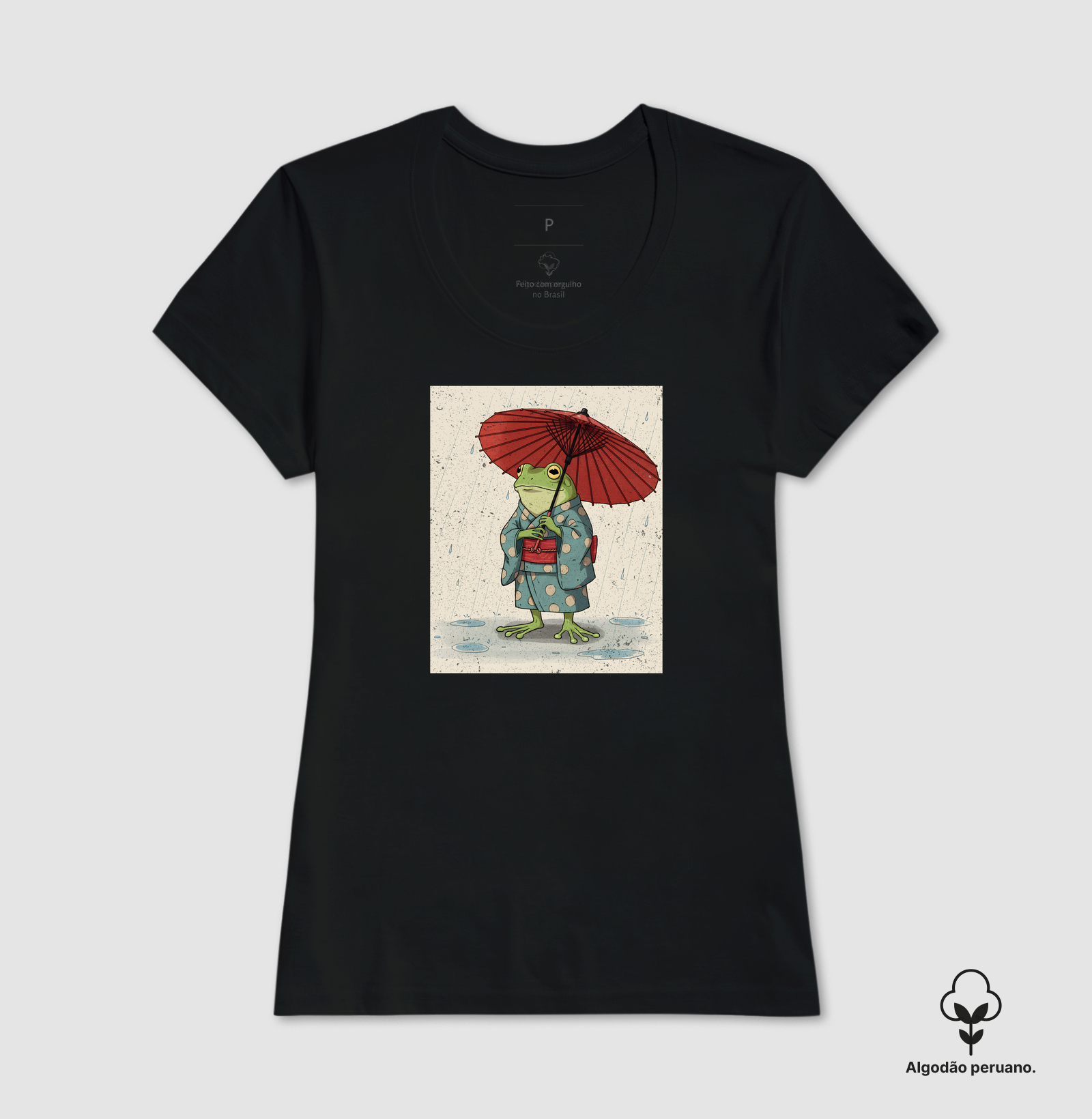 Camiseta Algodão Peruano Ame Kaeru - Imagem 3