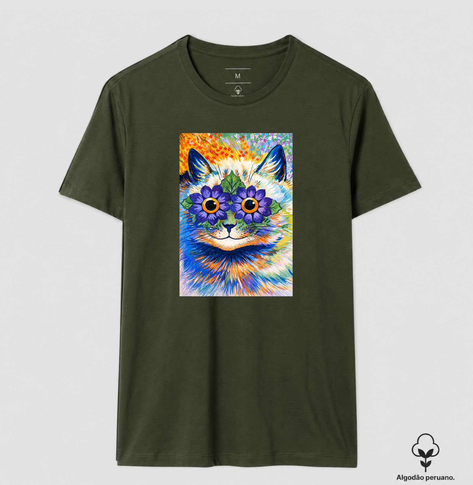 Psychedelic Flower Cat -  Louis Wain - Imagem 7
