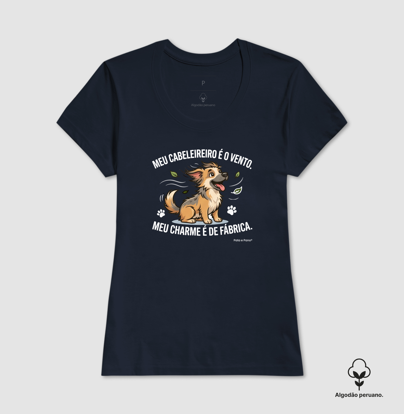 CAMISETA ALGODÃO PERUANO VIRA-LATA FIAPO DE MANGA CABELOS - Imagem 6