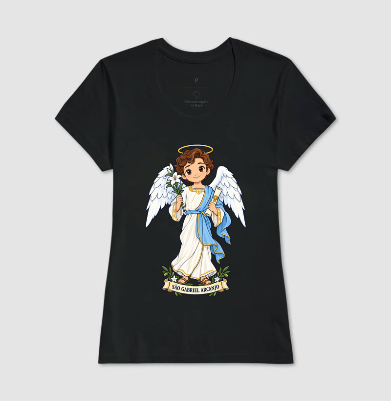 São Gabriel Arcanjo estilo chibi - Imagem 3
