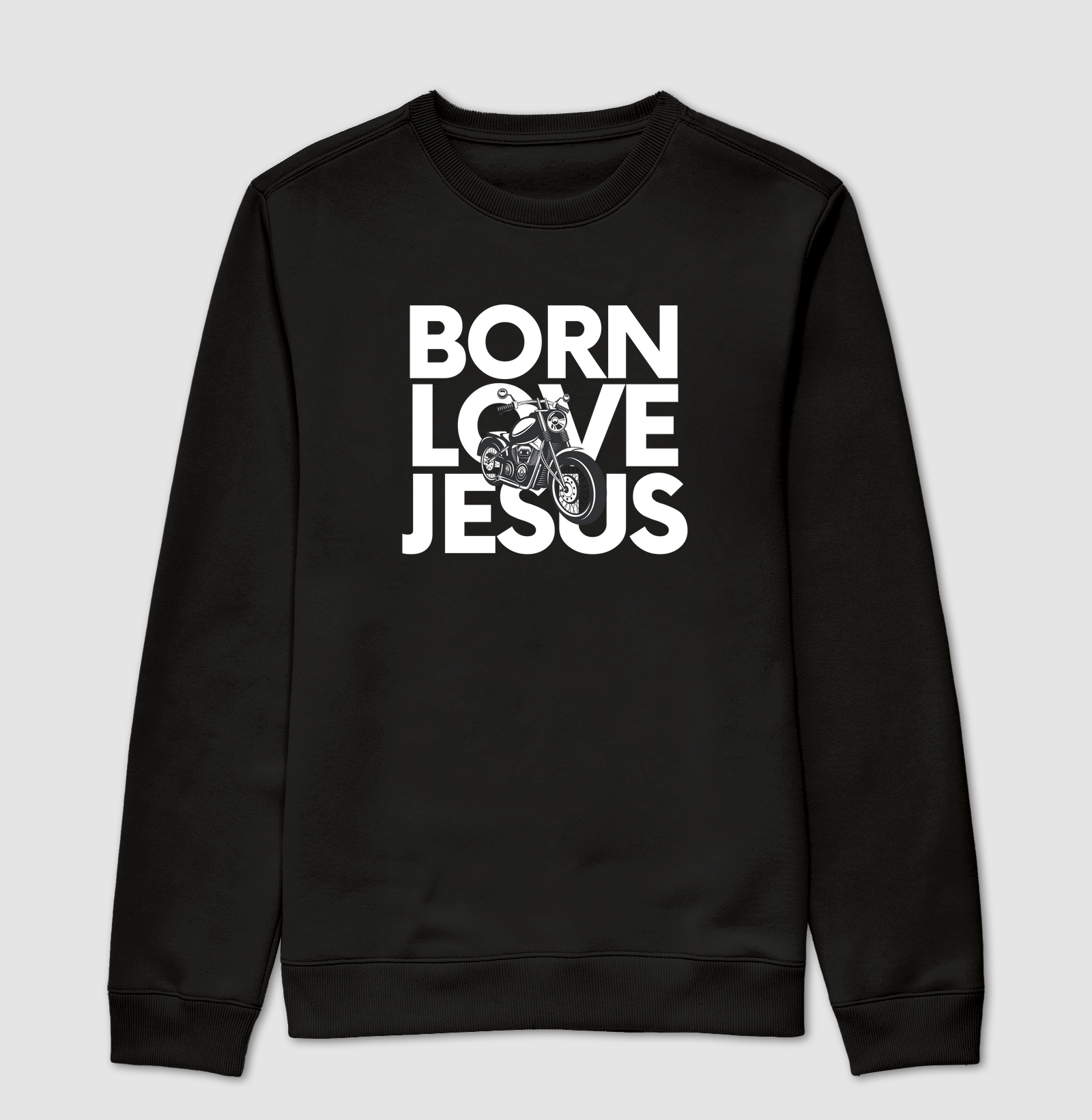 Moletom Masculino - Born Love Jesus
