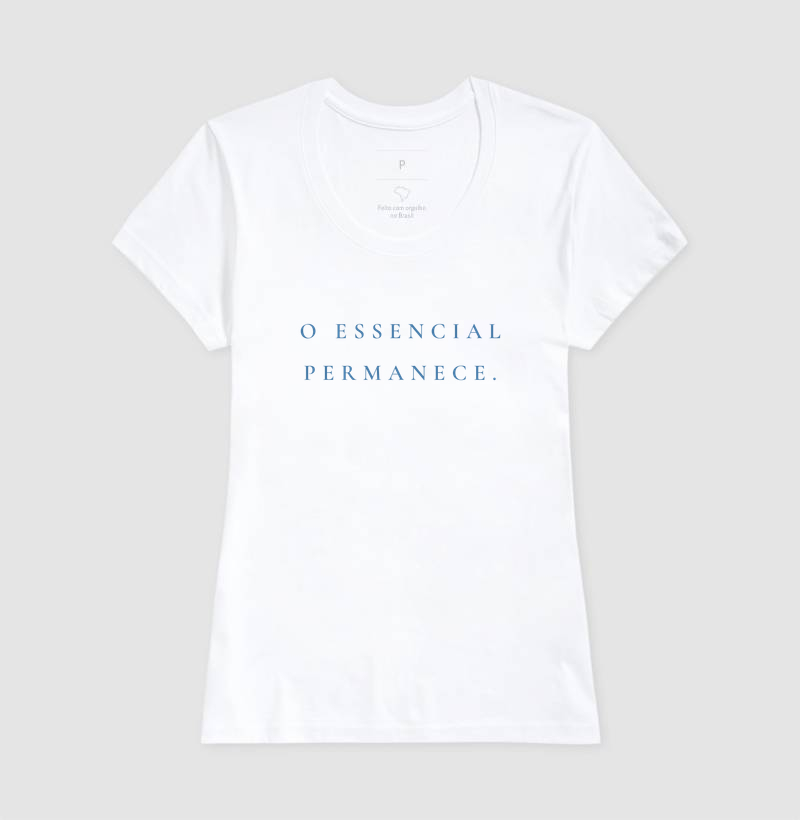 Camiseta O essencial permanece. - Imagem 3