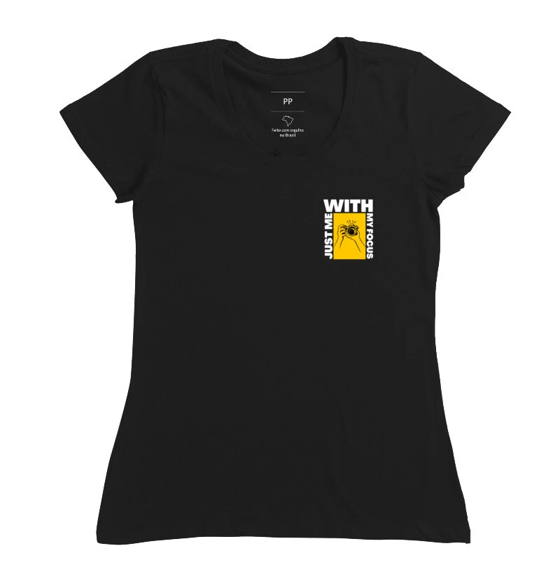 Camiseta Just Me with My focus - Imagem 3