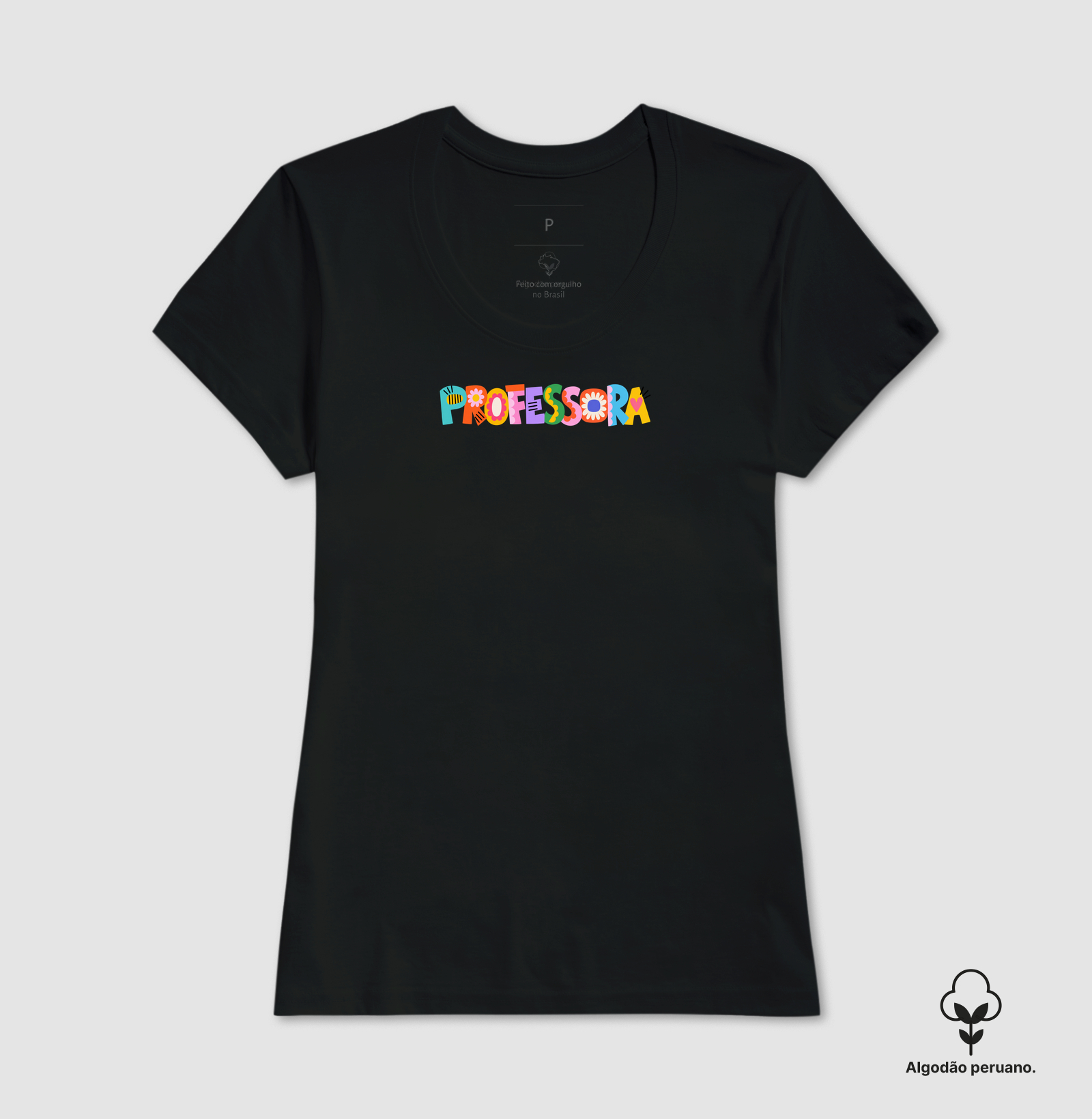 Professora - Artístico & Colorido (algodão peruano) - Imagem 2