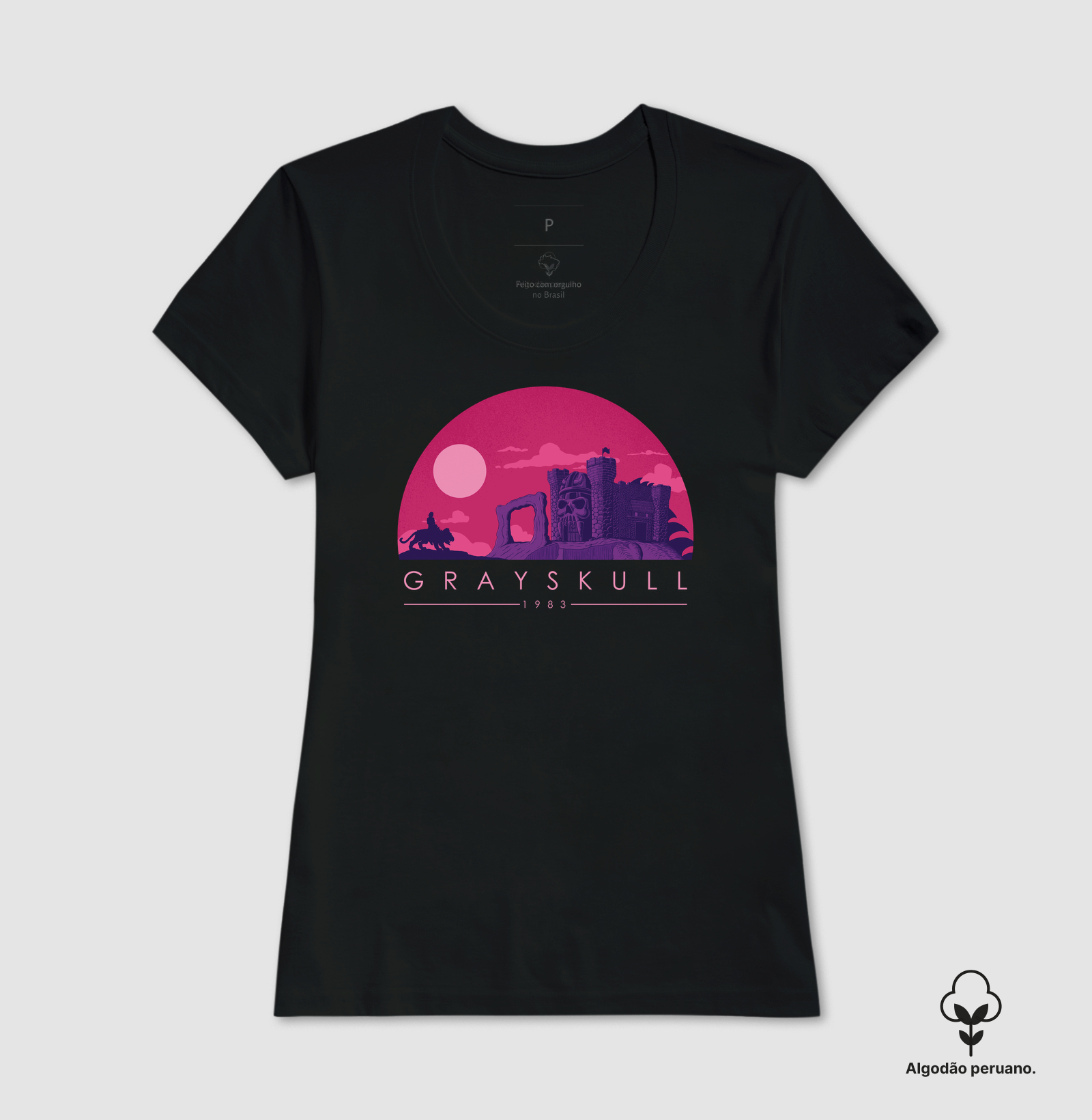 Camiseta Algodão Peruano Grayskull 1983 - Imagem 3