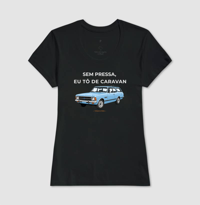 Sem pressa, eu tô de Caravan - azul claro - Imagem 3