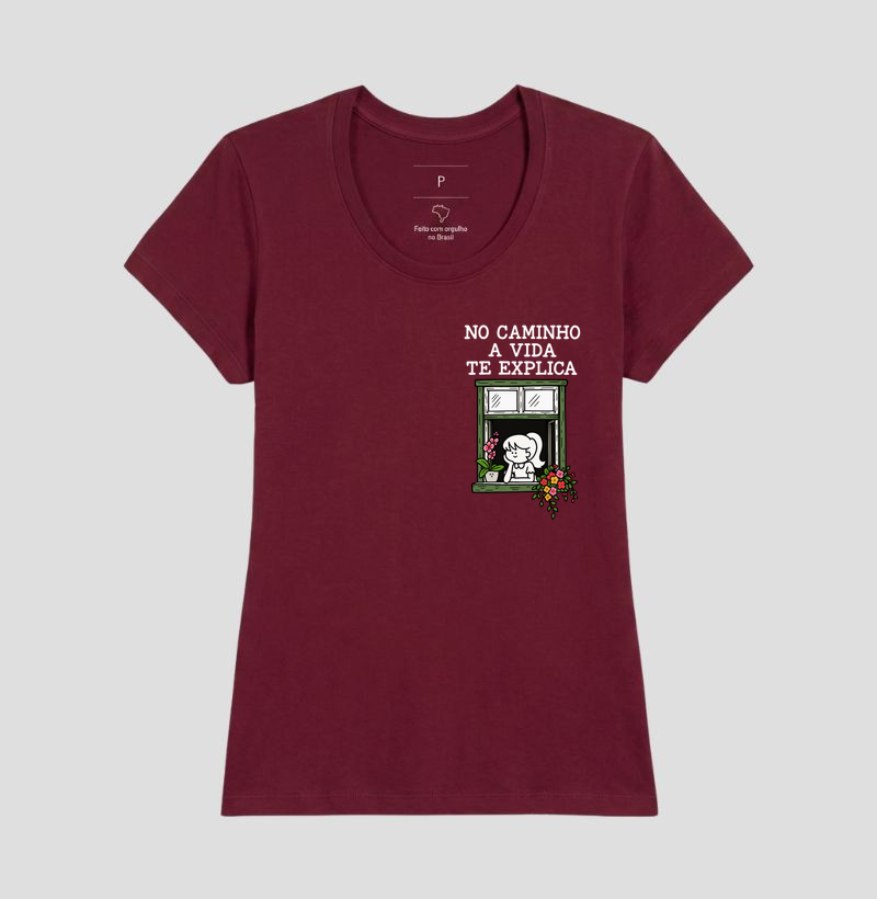 Camiseta No Caminho a Vida Te Explica (estampa P) - Imagem 19