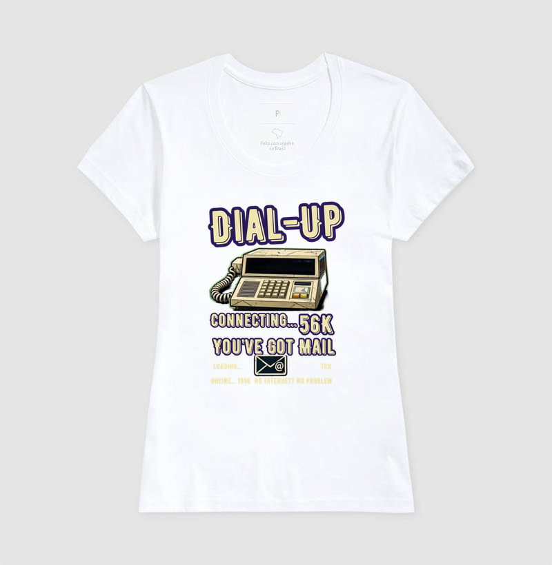  Camiseta Dial-Up - Imagem 5