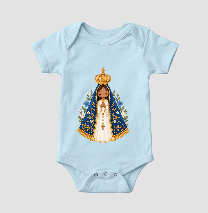 Nossa Senhora Aparecida - Aquarela Florida - Baby - Imagem 4