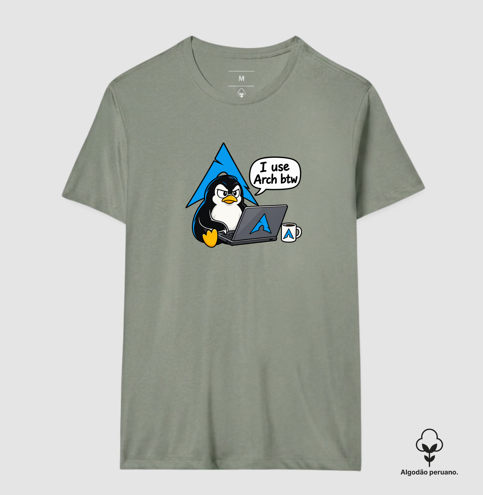 I Use Arch BTW — Pinguim Arch Edition - Imagem 2