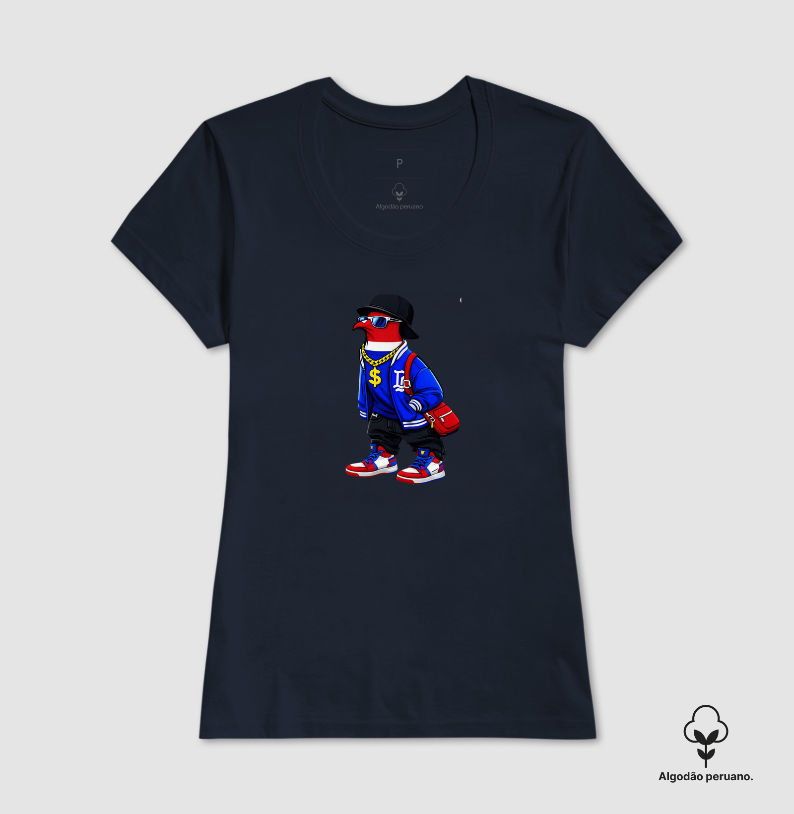 Essa arte vibrante e cheia de atitude traz um estilo com visual de rua, combinando moda hip-hop, cores marcantes e confiança total. - Imagem 5