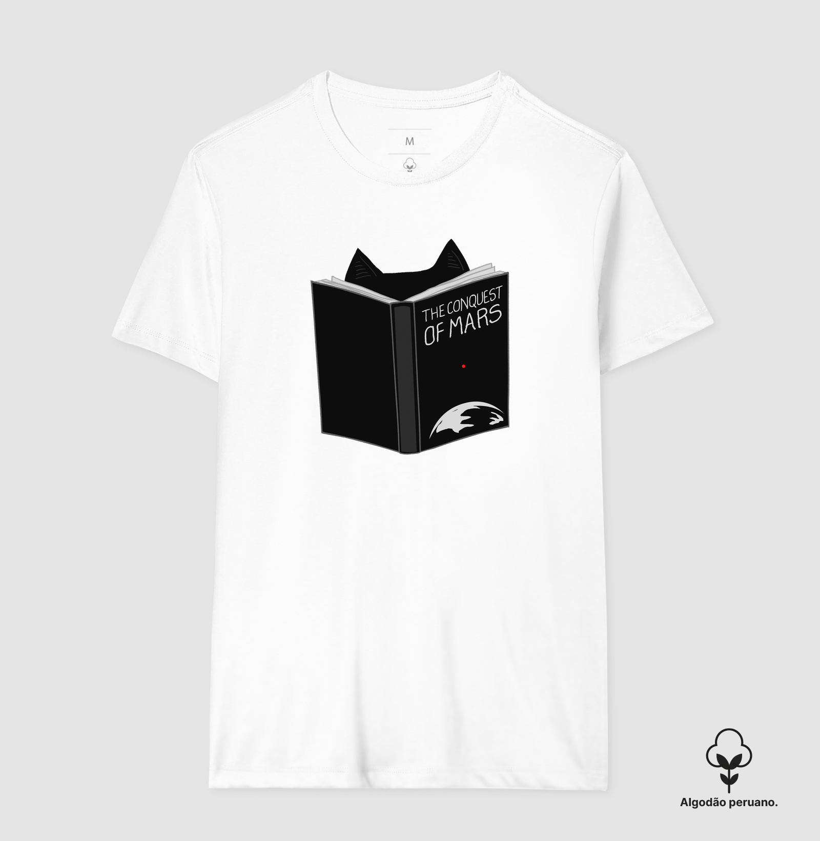 Camiseta Algodão Peruano Domínio de Marte - Imagem 2