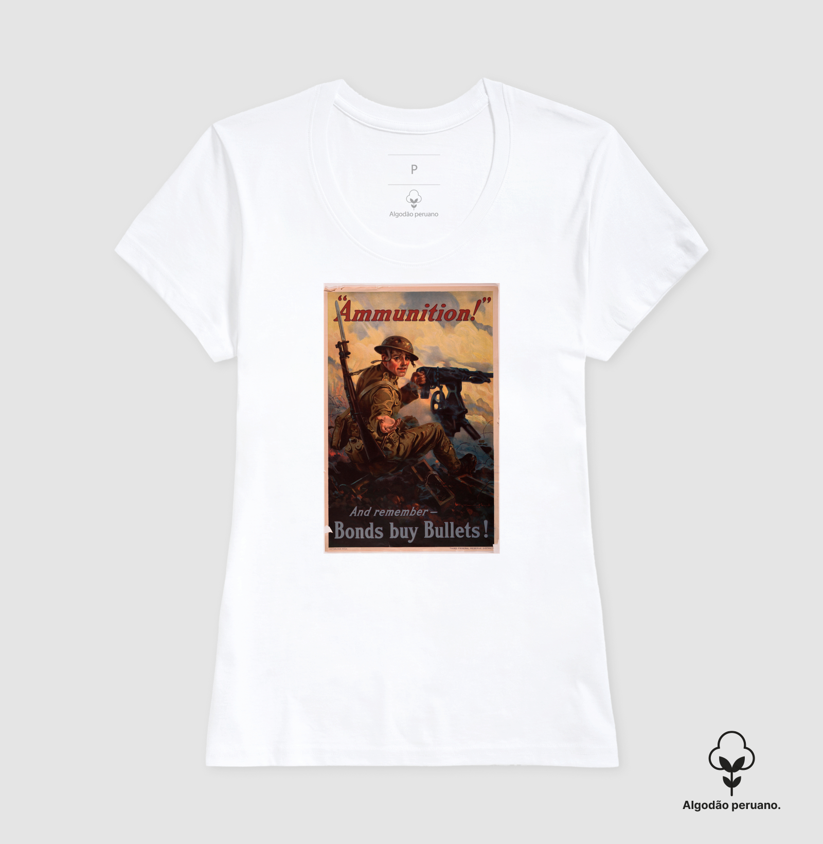 Camiseta Bonds Buy Bullets — 1918 - Imagem 3
