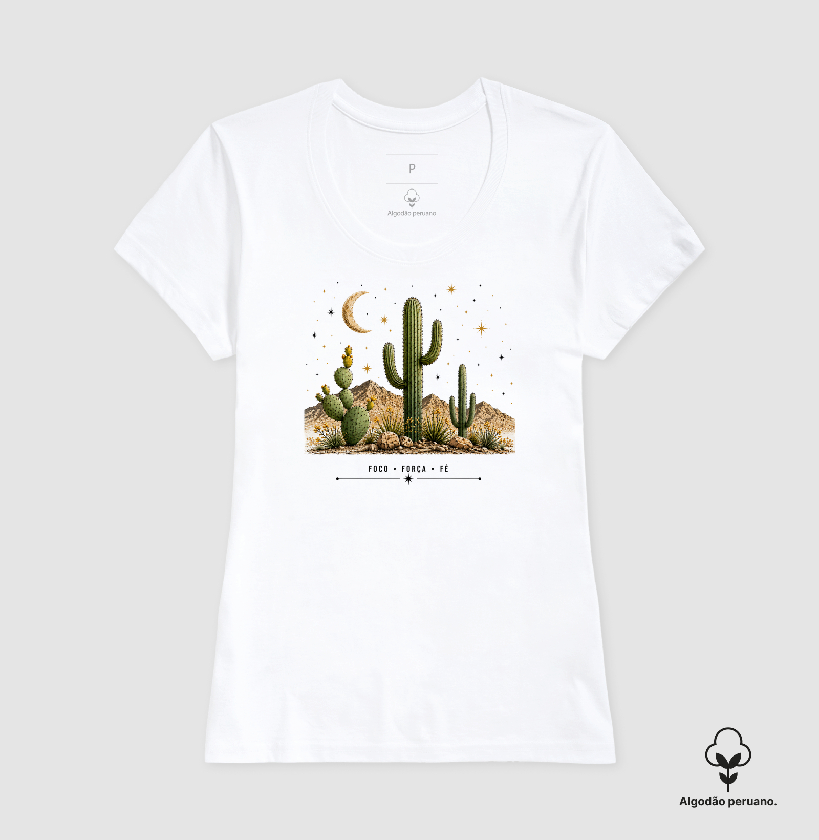 Camiseta Foco, Força e Fé - Imagem 5