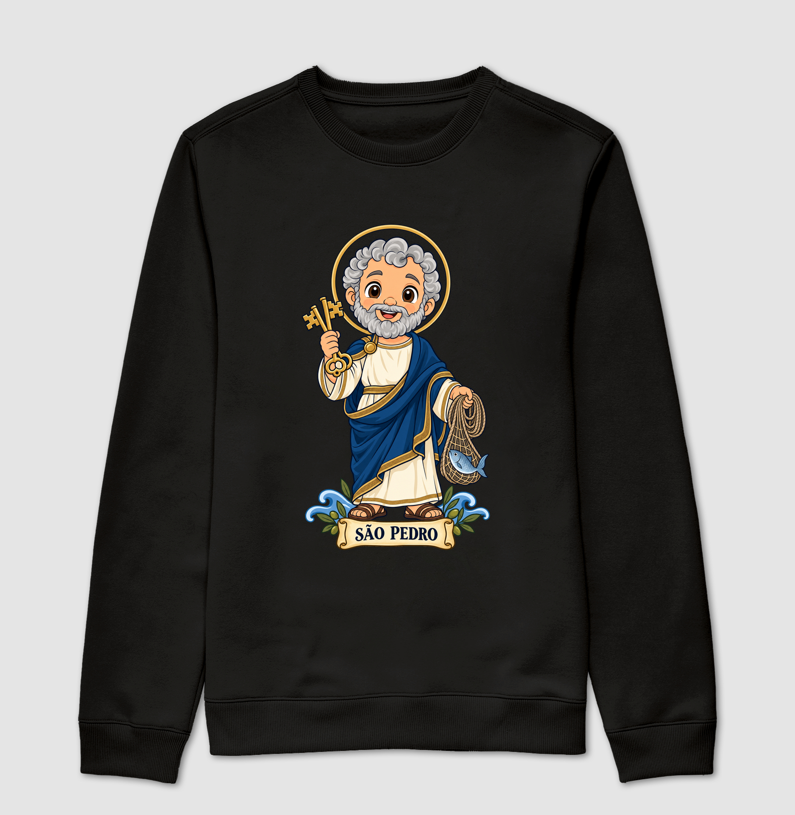 São Pedro estilo chibi - Imagem 4