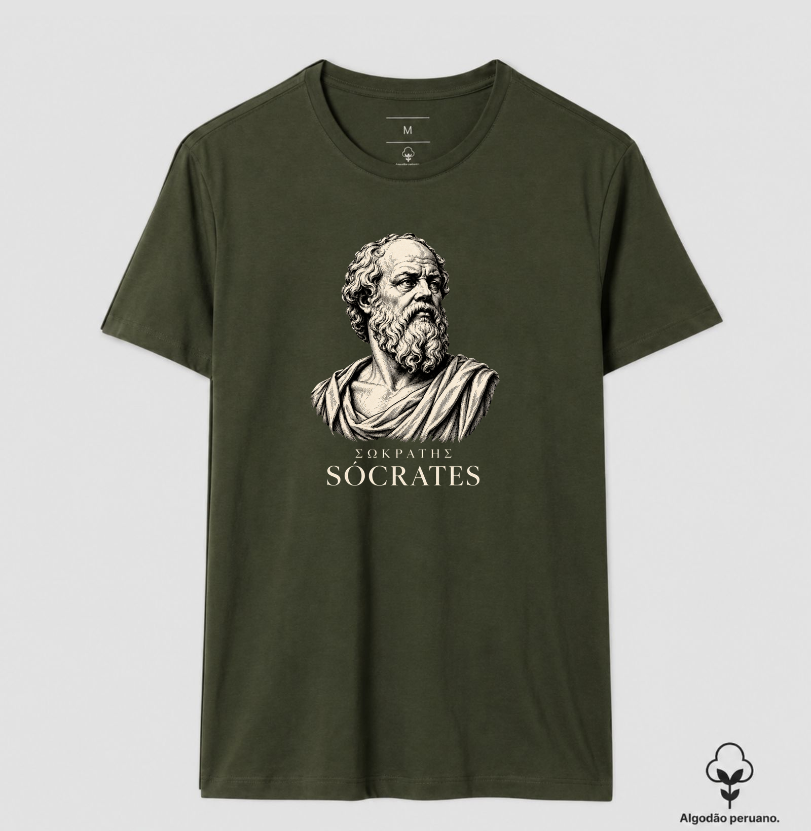 Camiseta Sócrates - algodão peruano - Imagem 7