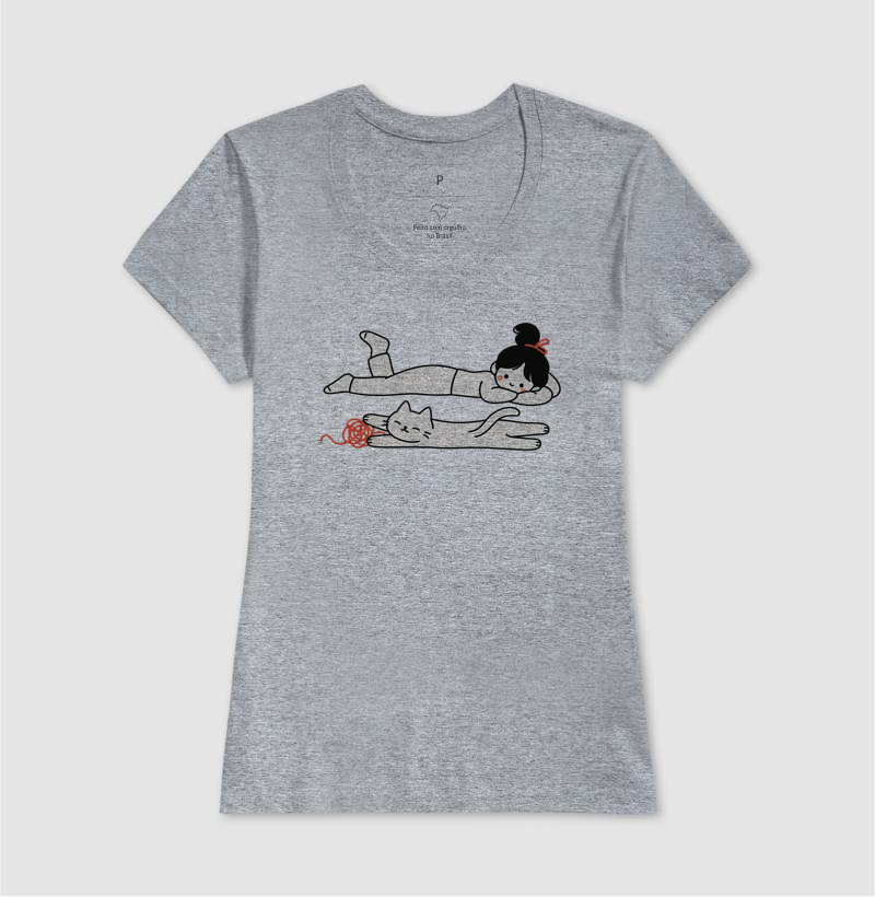Camiseta Preguiça de Gato - Imagem 9