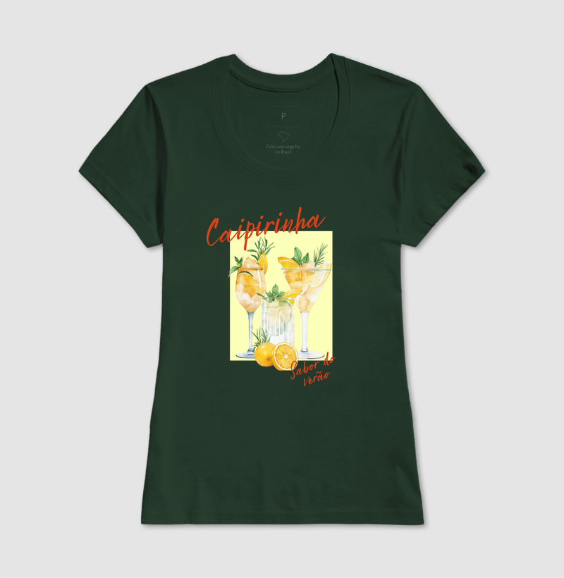 Camiseta Algodão Premium Caipirinha – Sabor do Verão - Imagem 11