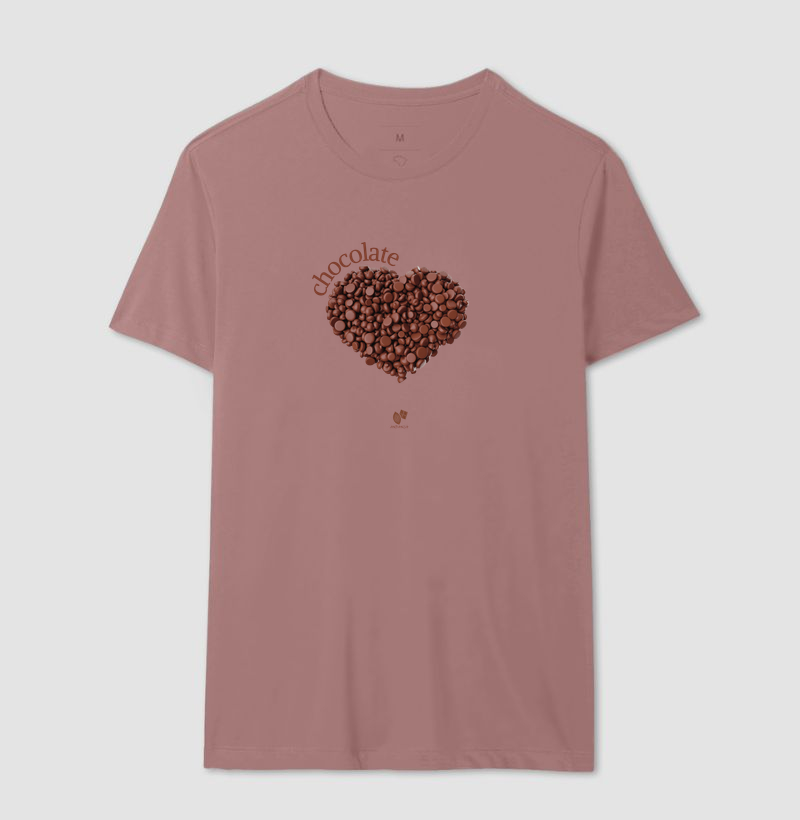 Coração gotas de chocolate - Imagem 11